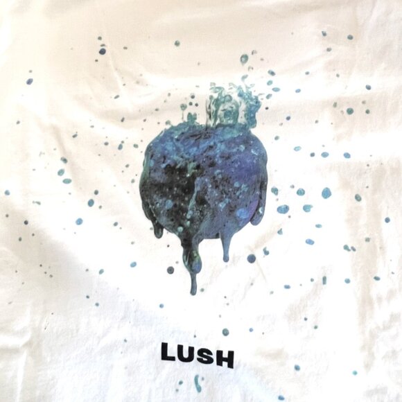 RARE Limited Edition LUSH Intergalactic Bath Bomb T-Shirt, Size M - Picture 3 of 3